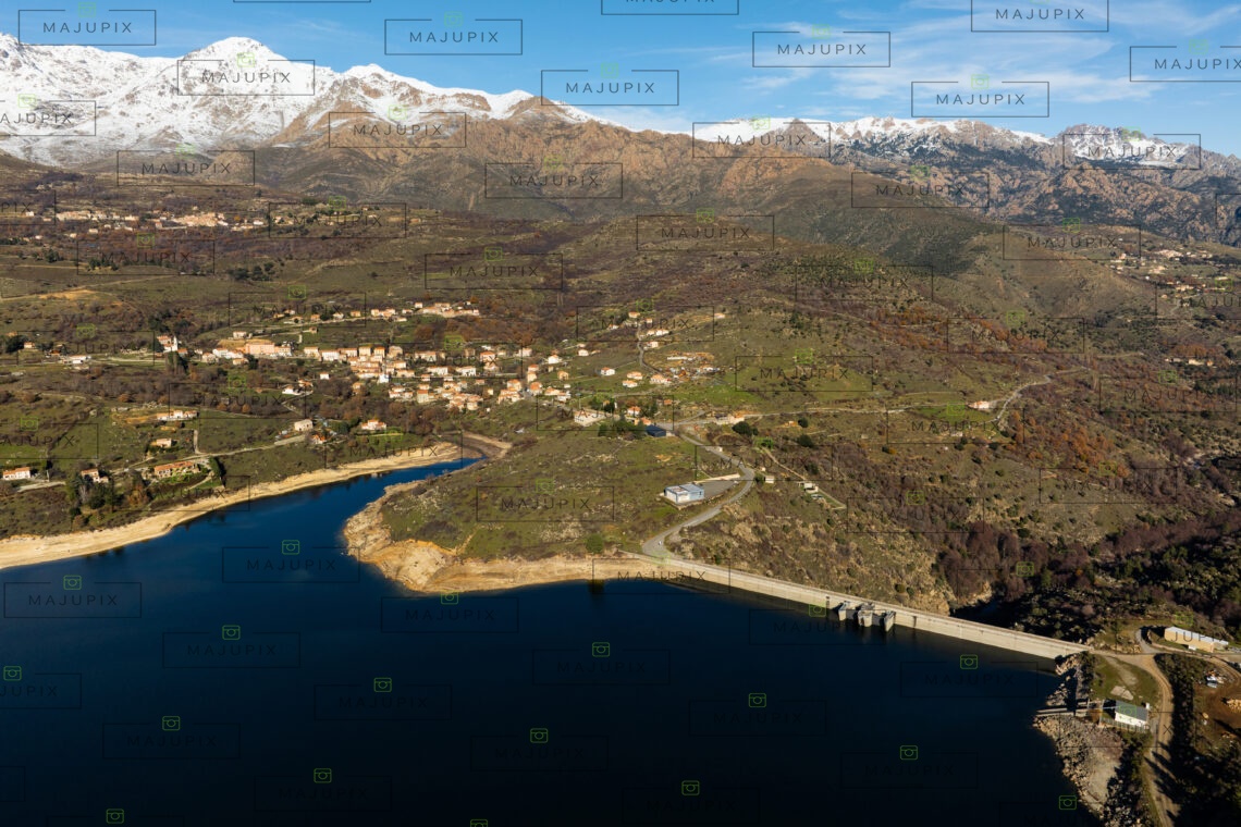 Barrage et lac de Calacuccia