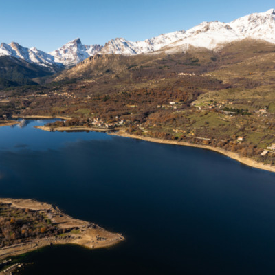 Barrage  et lac de Calacuccia