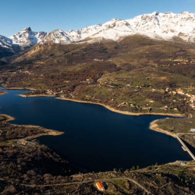 Barrage et lac de Calacuccia