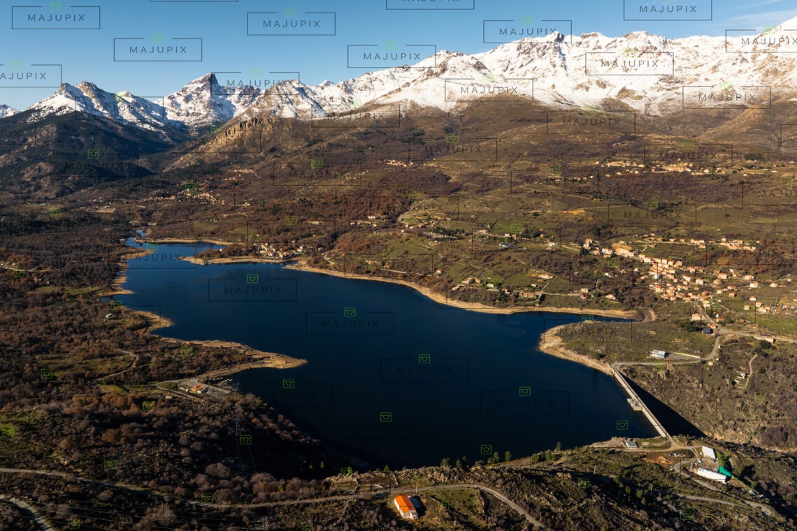 Barrage et lac de Calacuccia