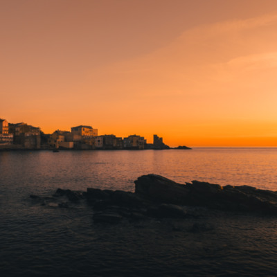 Erbalunga au lever de soleil
