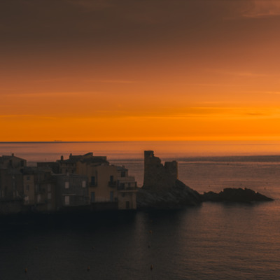 Erbalunga au lever de soleil