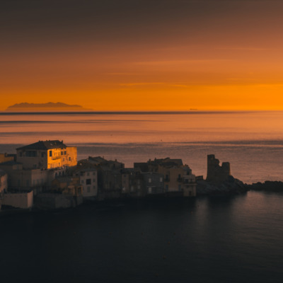 Erbalunga au lever de soleil