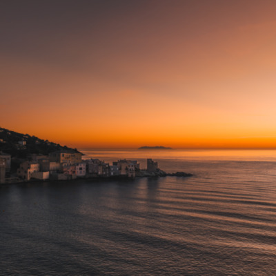 Erbalunga au lever de soleil