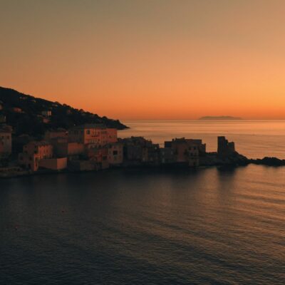 Erbalunga au lever  de soleil
