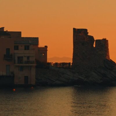 Lever de soleil à  Erbalunga