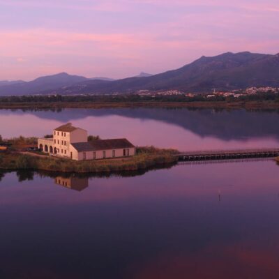 Etang de Biguglia au lever de soleil