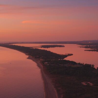 Etang de Biguglia au lever de soleil