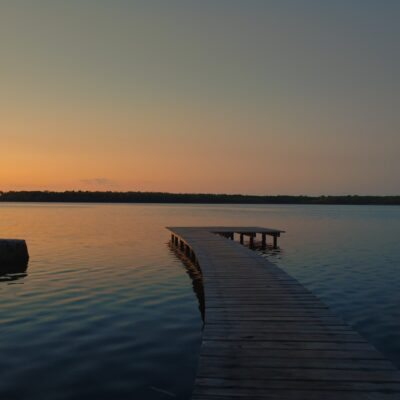 Lever de soleil à l'étang d'Urbinu