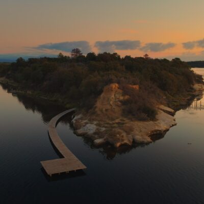 Lever de soleil à l'étang d'Urbinu
