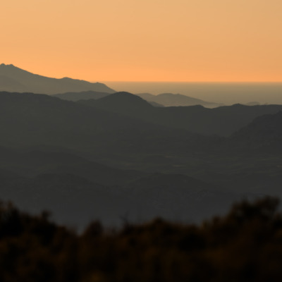 Coucher de soleil à Gratera