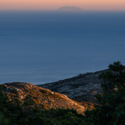Coucher de soleil depuis  Gratera