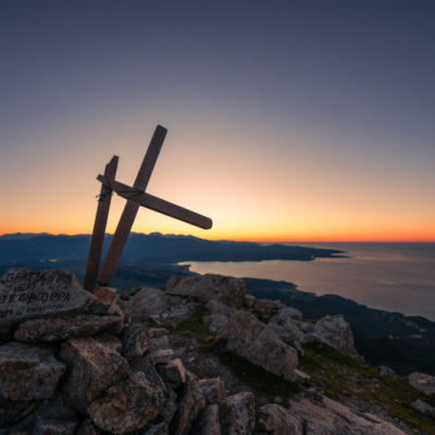 Coucher de soleil à Gratera