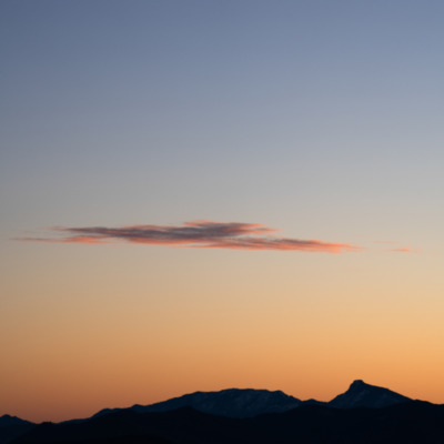 Coucher de soleil depuis Gratera