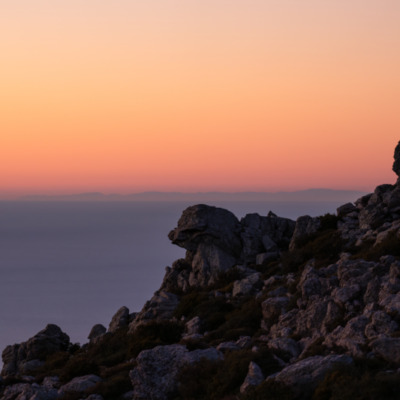 Coucher de soleil depuis Gratera