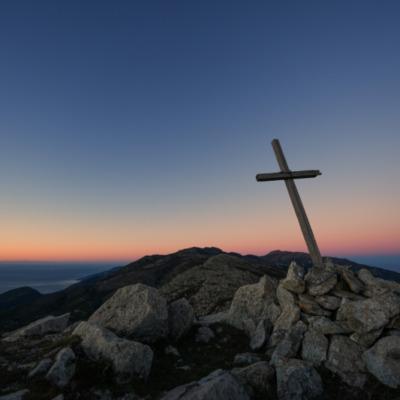 Coucher de soleil sur Gratera