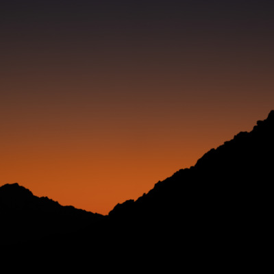 Coucher de soleil à Gratera