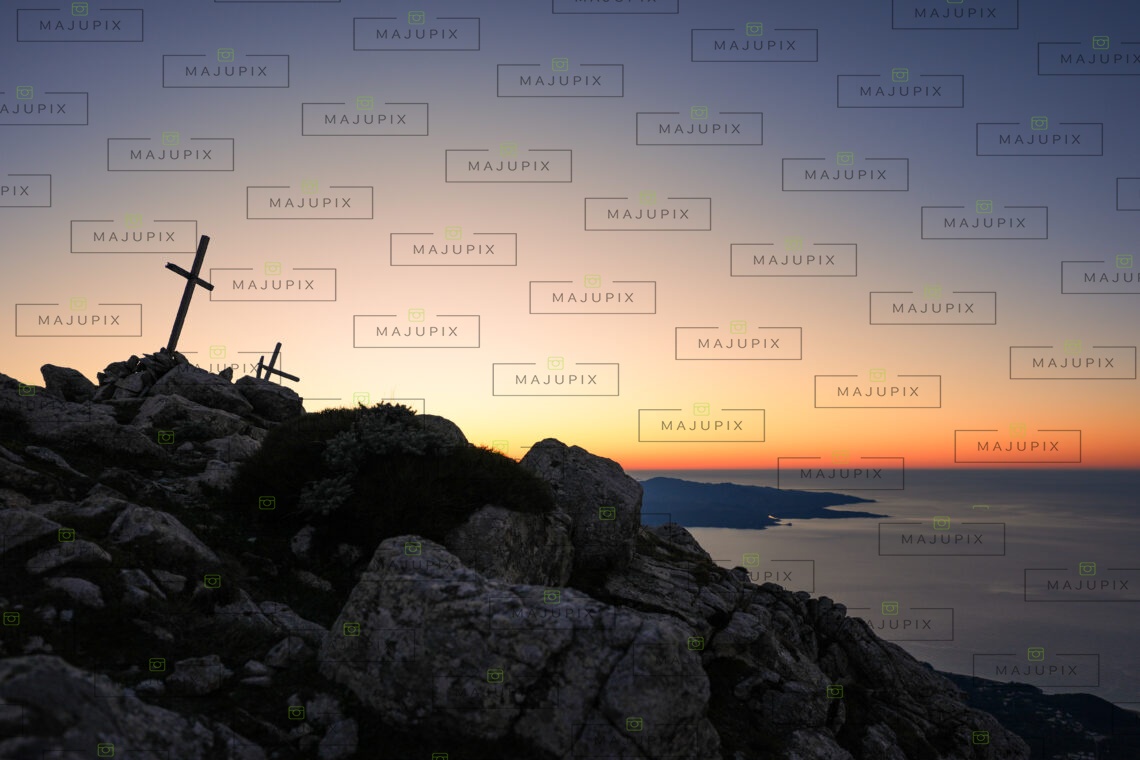 Coucher de soleil sur Gratera