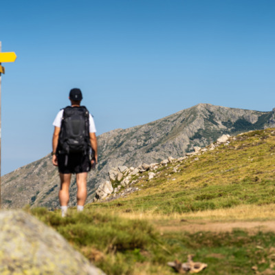Sur le sentier I Pozzi depuis le Val d'Ese