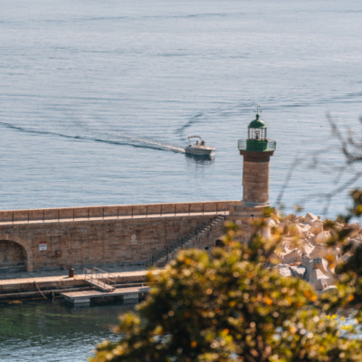 Port de Bastia depuis le Jardin Romieu