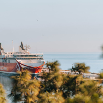 Port de Bastia depuis le Jardin Romieu
