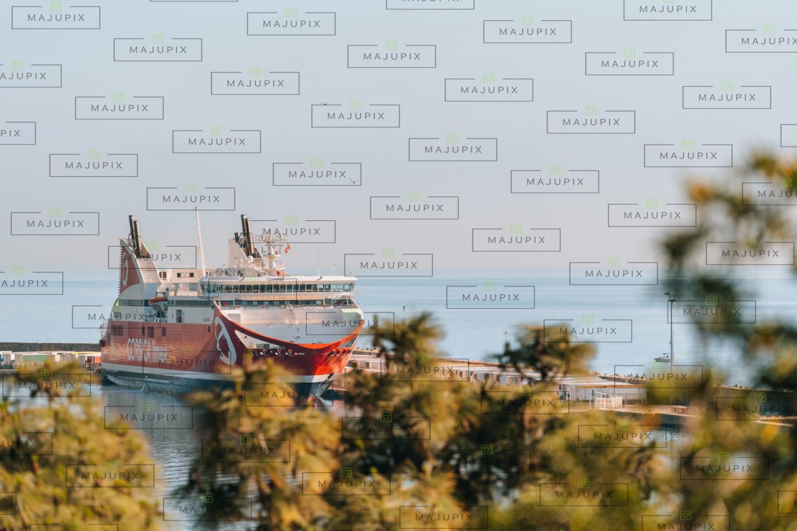 Port de Bastia depuis le Jardin Romieu