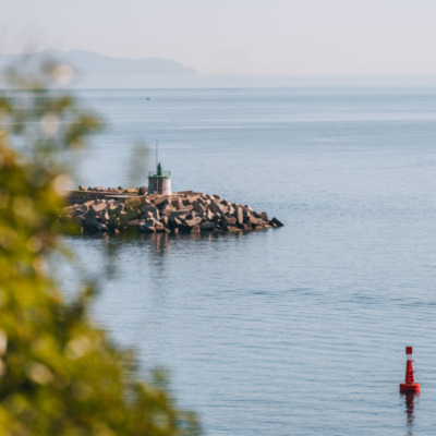 Port de Bastia depuis le Jardin Romieu