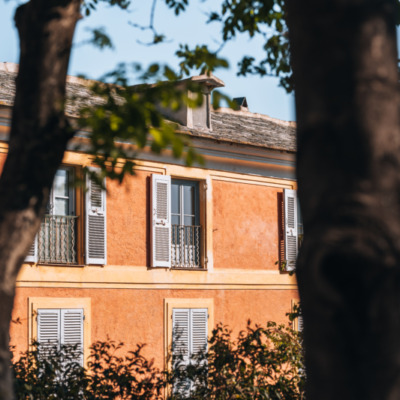 Jardin Romieu et paysage rural