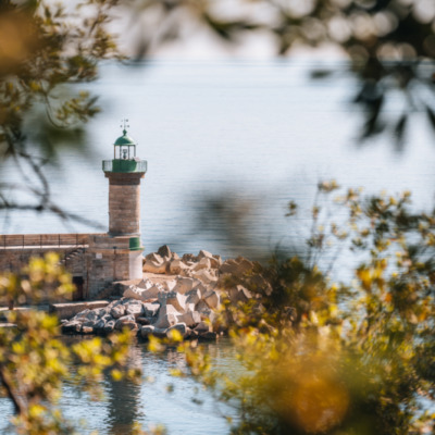 Port de Bastia depuis le Jardin Romieu