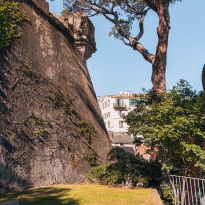Jardin Romieu et citadelle de Bastia