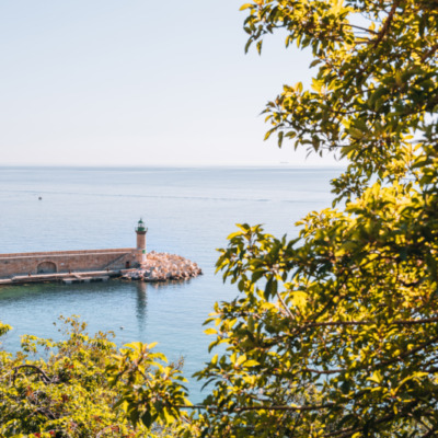 Vieux port de Bastia depuis le Jardin Romieu