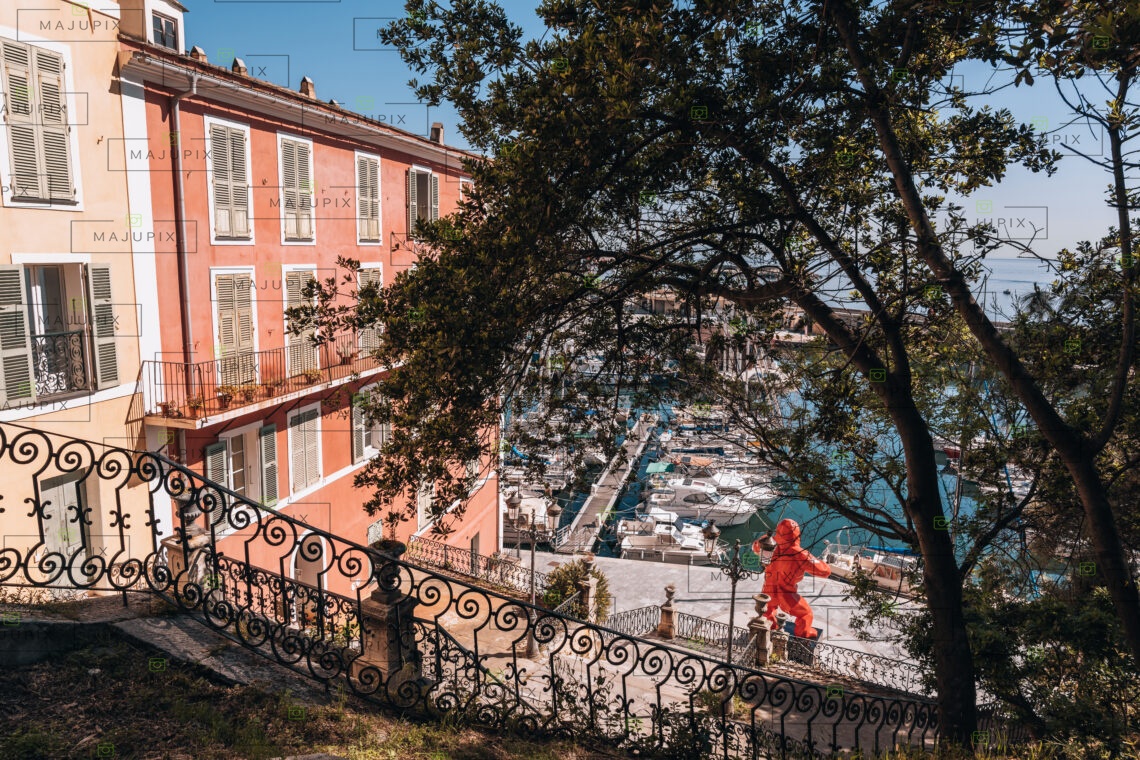 Vieux port de Bastia depuis le Jardin Romieu