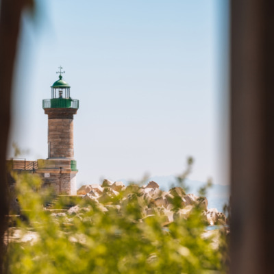 Port de Bastia depuis le Jardin Romieu