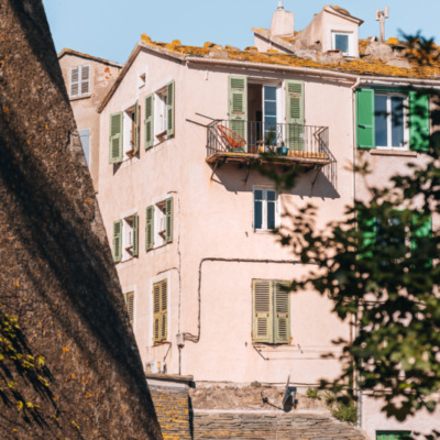 Bastia depuis le jardin Romieu