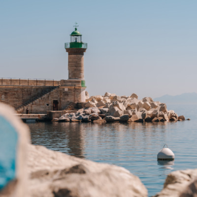 Port de Bastia depuis le Jardin Romieu