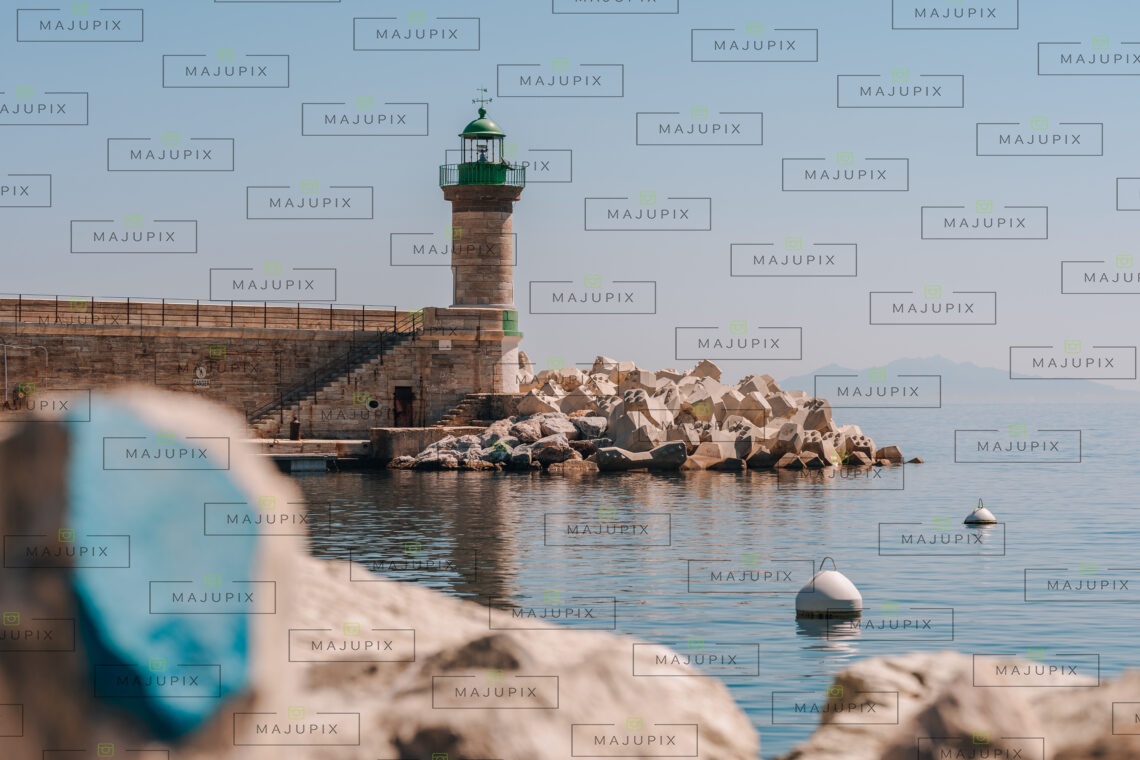 Port de Bastia depuis le Jardin Romieu
