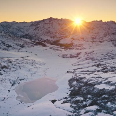 Lever de soleil au Lac de Ninu