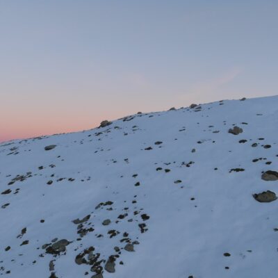 Lever de soleil depuis le Lac de Ninu