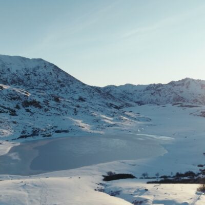 Lac de Ninu au lever du soleil