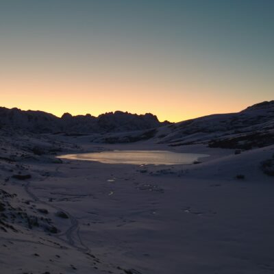Lever de soleil au Lac de Ninu