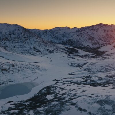 Lever de soleil au lac de Ninu
