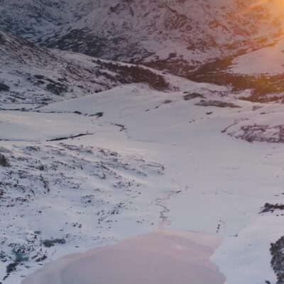 Lever de soleil au lac de Ninu