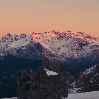 Lever de soleil au lac de Ninu