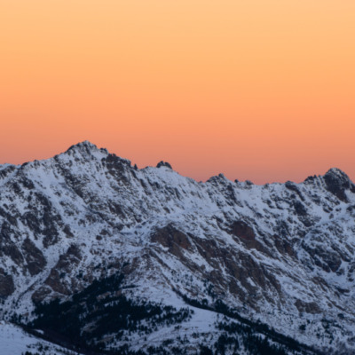 Lever de soleil au lac de Ninu