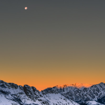 Lever de soleil au lac de Ninu
