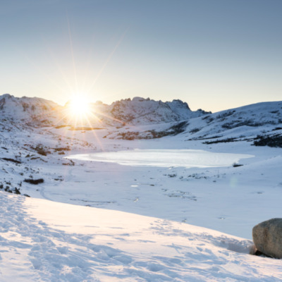 Lever de soleil au Lac de Ninu