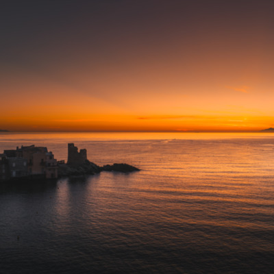 Erbalunga au lever de soleil
