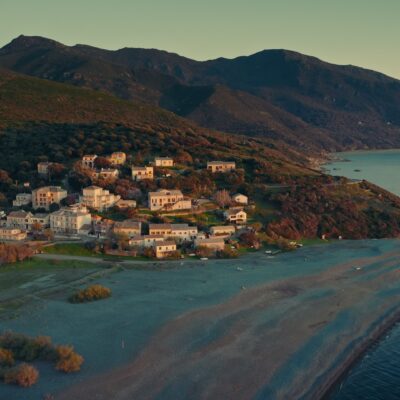 Marine d'Albo au coucher de soleil