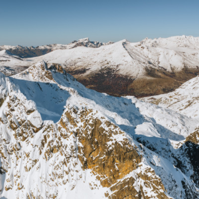 Montagne enneigée