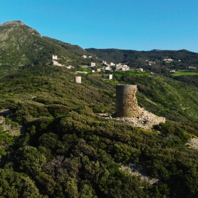 Morsiglia et sa tour genoise